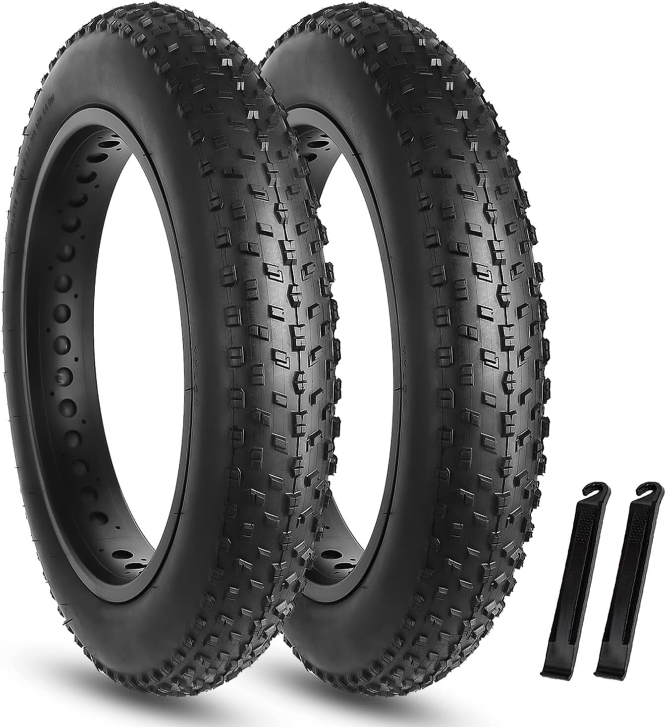 All-Terrain 20x4.0 Inch Fat Bike Tire Set with Exceptional Grip and Traction