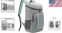Load image into Gallery viewer, Durable Waterproof Insulated Cooler Backpack - 30 Can Capacity for Adventures