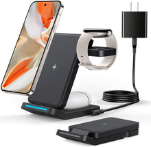 Load image into Gallery viewer, 3-in-1 Foldable Wireless Charger for Google Pixel Watch &amp; Phones - Fast Charging