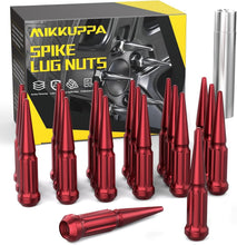 Load image into Gallery viewer, High-Strength Spike Lug Nuts Set, 20pcs 1/2-20 Red for Jeep Liberty &amp; Dodge