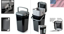 Load image into Gallery viewer, Transparent Outdoor Dog Waste Bin - Easy Clean-up with Built-in Deodorizer