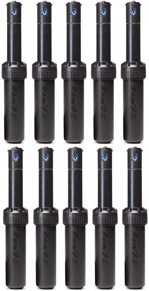 5000 Series Rotor Sprinkler Head, Durable 40-360 Degree Pop-Up System - 10 Count