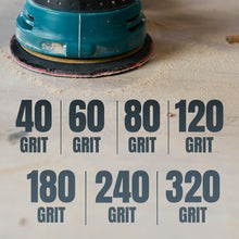 Load image into Gallery viewer, Versatile 200 Pack 5-Inch 60 Grit Sanding Discs for Automotive, Wood &amp; Drywall