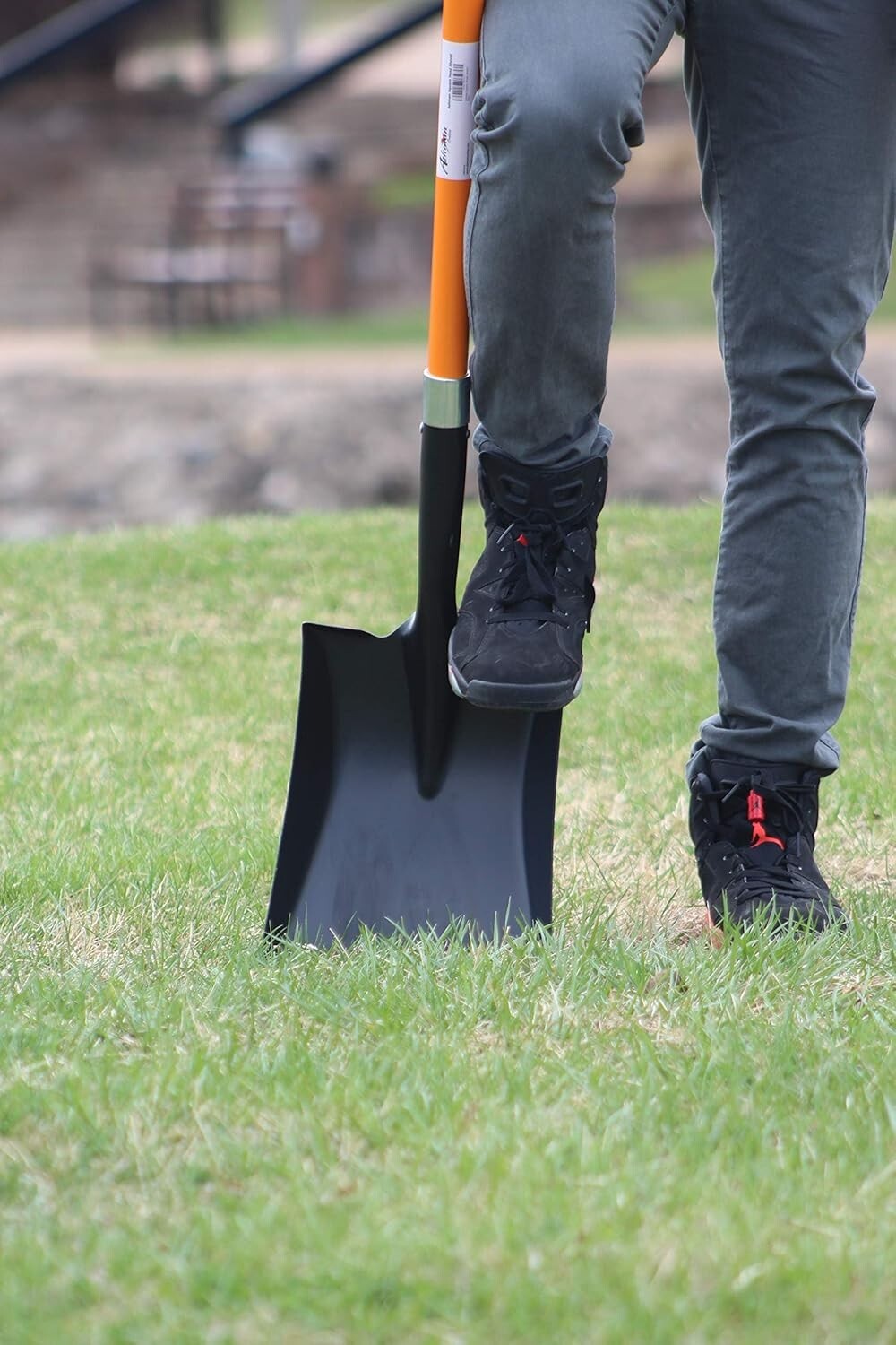 Heavy-Duty Transfer Shovel with 41" Ergonomic Handle - Ideal for Gardening & ...