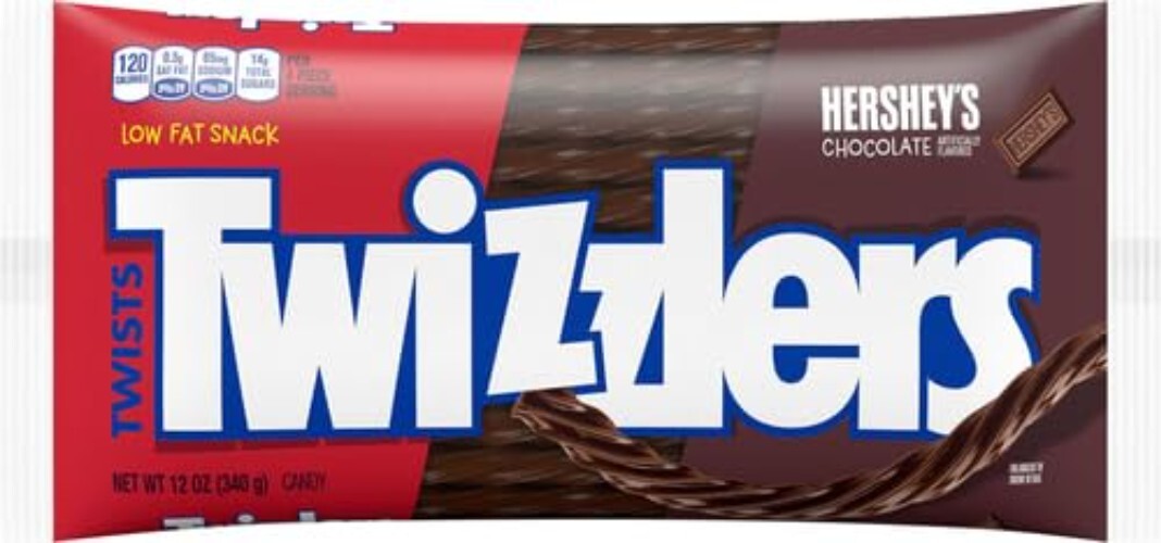 24-Pack of HERSHEY'S Chocolate Twists - Ideal for Birthdays, Movies, and More