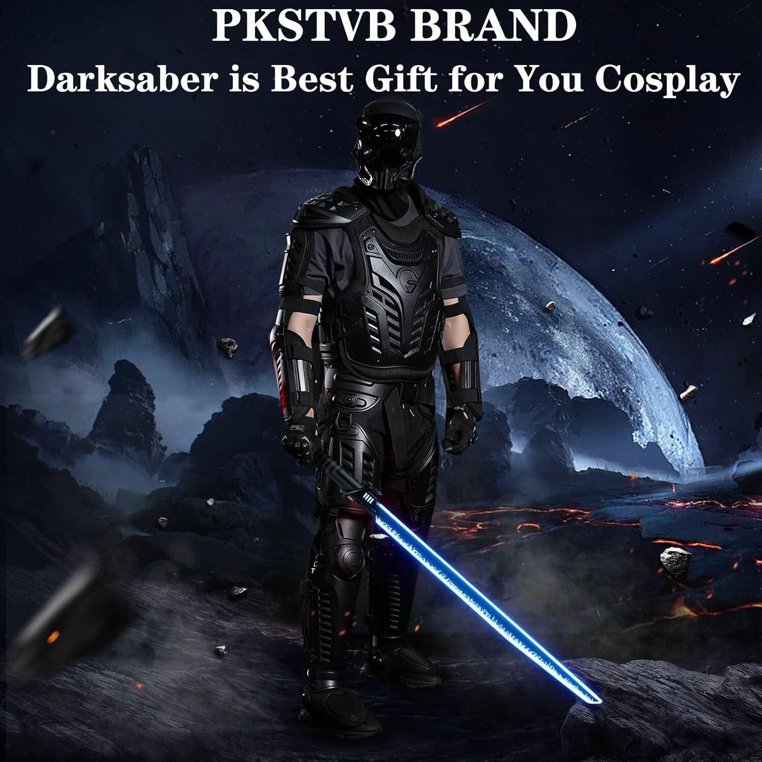 Premium Black Series Darksaber - Rechargeable, Smooth Swing for Adults & Boys