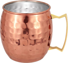 Load image into Gallery viewer, Set of 12 Premium Moscow Mule Copper Mugs - Food Safe &amp; Tarnish Resistant