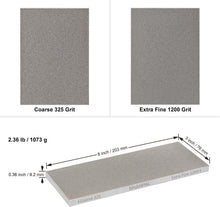 Load image into Gallery viewer, 8x3 Double-Sided Diamond Whetstone with Angle Guide &amp; Non-Slip Storage Base