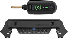 Load image into Gallery viewer, Rechargeable Wireless Acoustic Guitar Pickup with Dual Soundhole System - Black