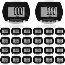 Load image into Gallery viewer, Unisex Clip-on Pedometer - Large LCD Step Tracker Kit with 32 AG13 Batteries