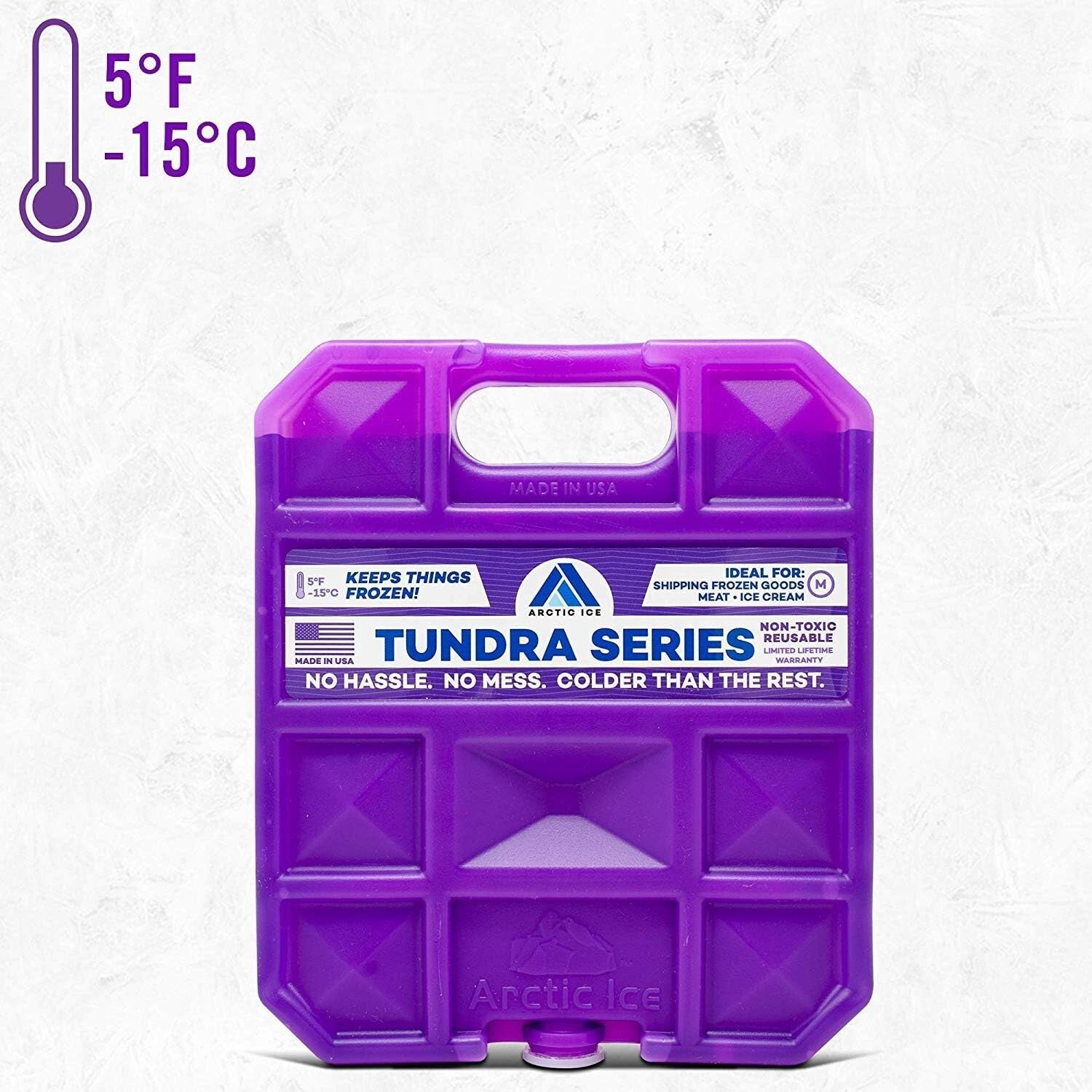 2-Pack Tundra Series 1.5 LB Ice Packs with Vegetable Oil - Perfect for Coolers