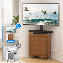 Load image into Gallery viewer, Heavy-Duty Swivel Tabletop TV Stand for 32-65” Televisions - Easy Assembly