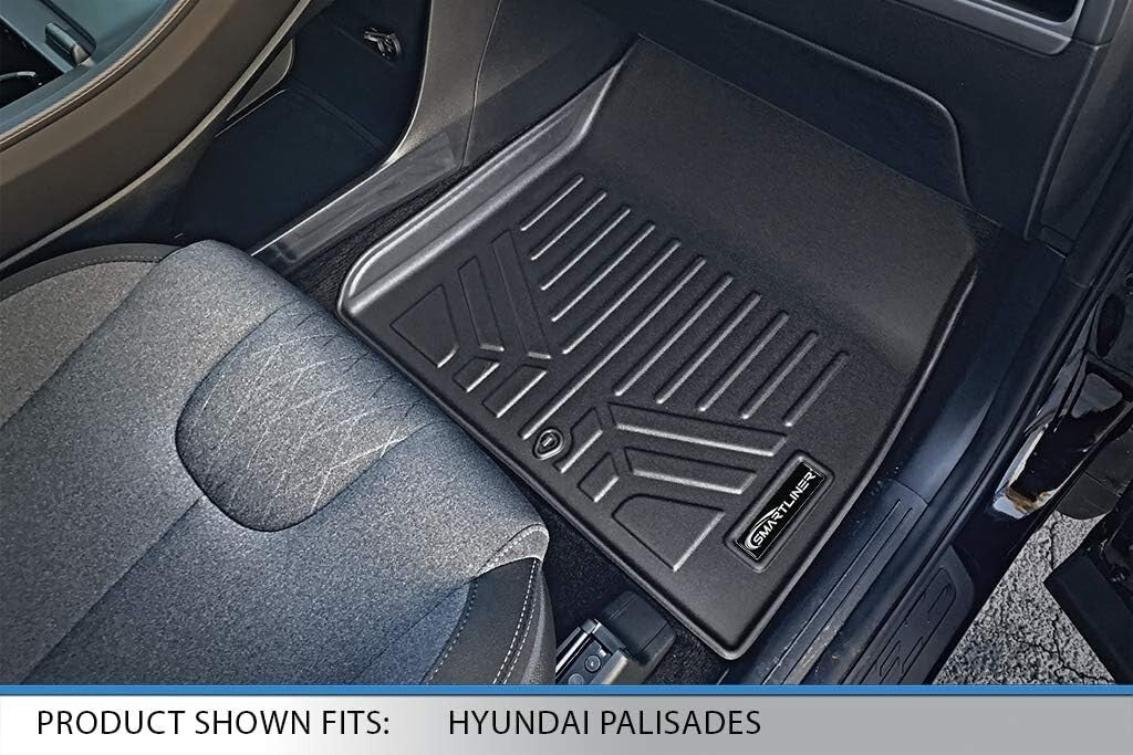 Durable 2-Row Floor Liners for 2020-2025 Hyundai Palisade - Easy to Clean