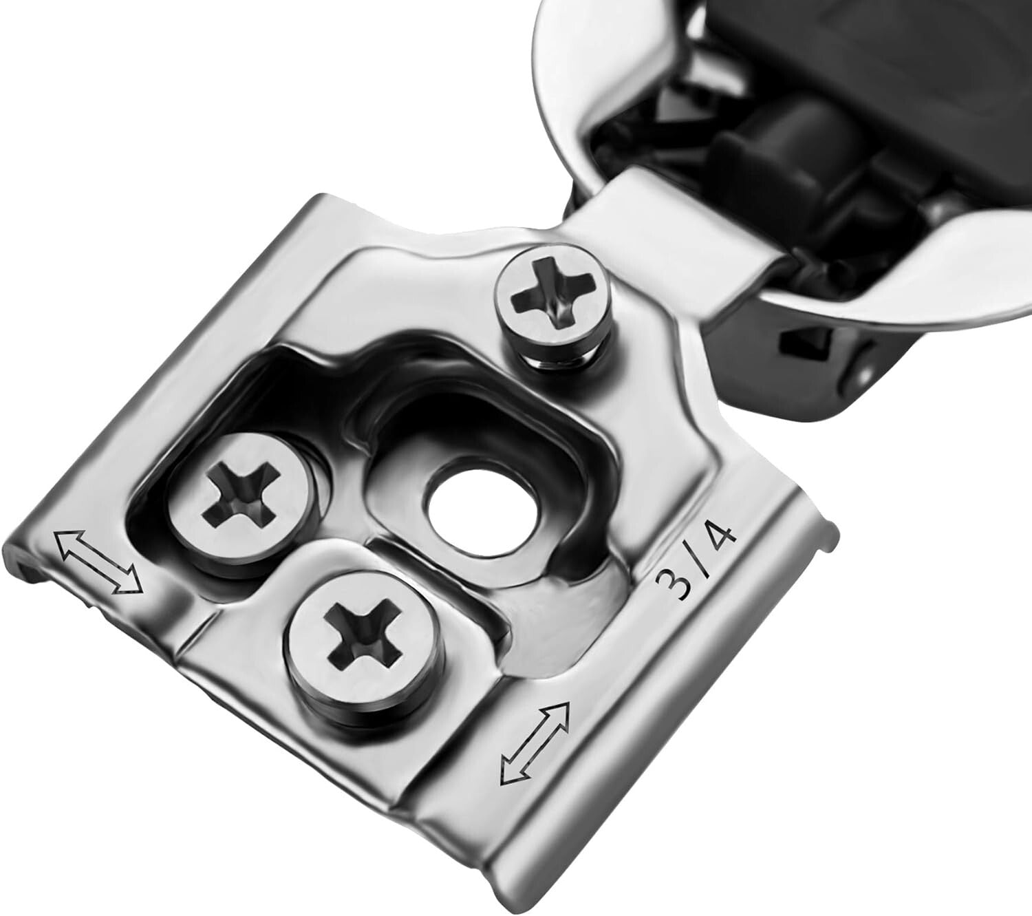 50 Count Soft Close Concealed Hinges for Kitchen Cabinets - Easy Installation