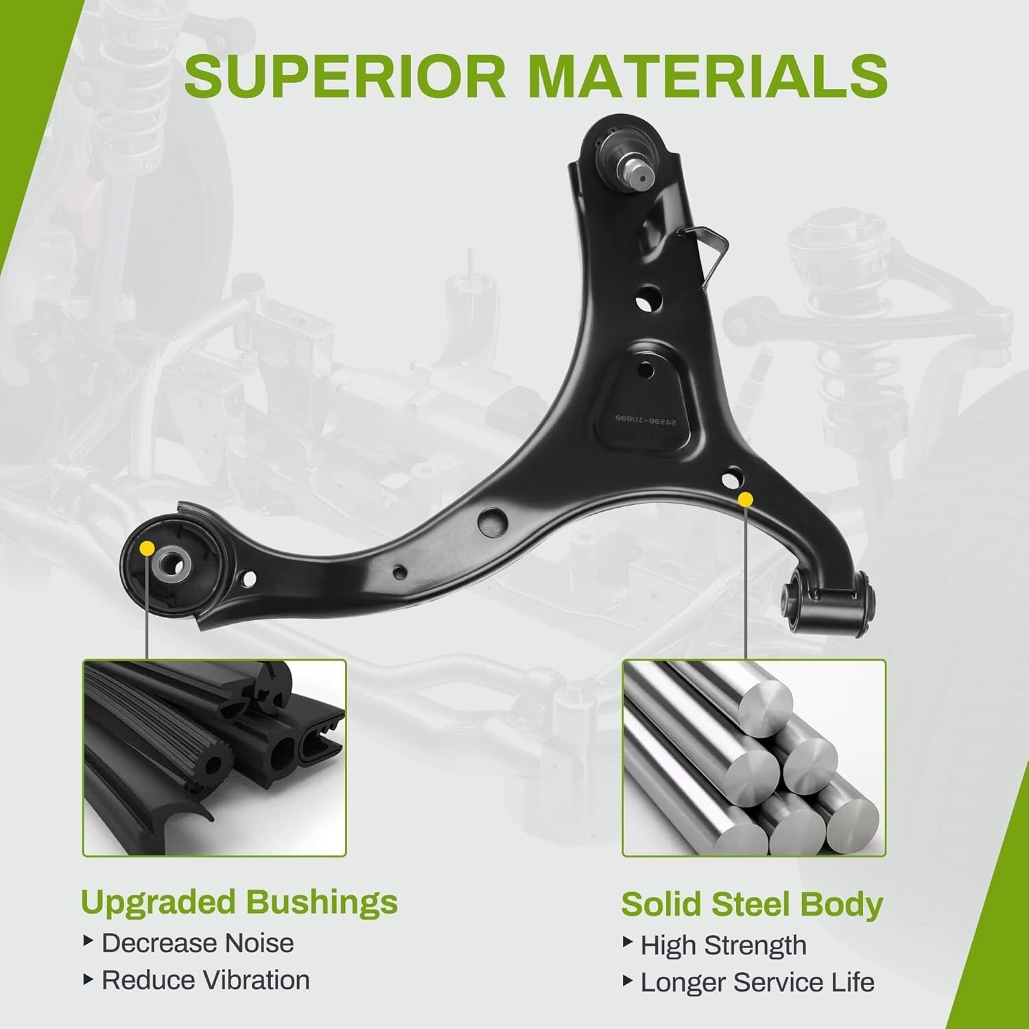 Durable Front Lower Control Arm with Ball Joint for Hyundai & KIA Models