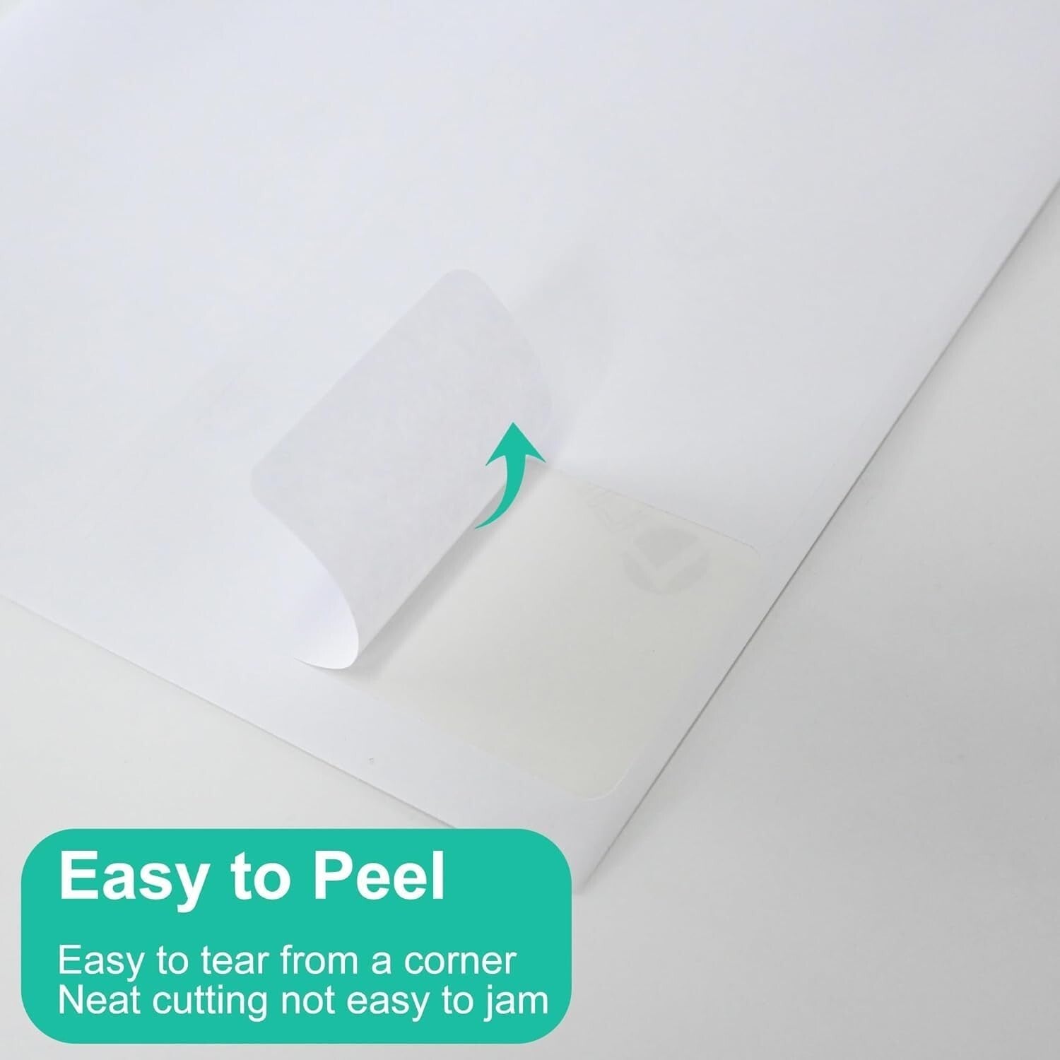 High-Quality 2" x 4" Label Stickers - 500 Sheets for Easy Inkjet/Laser Printing