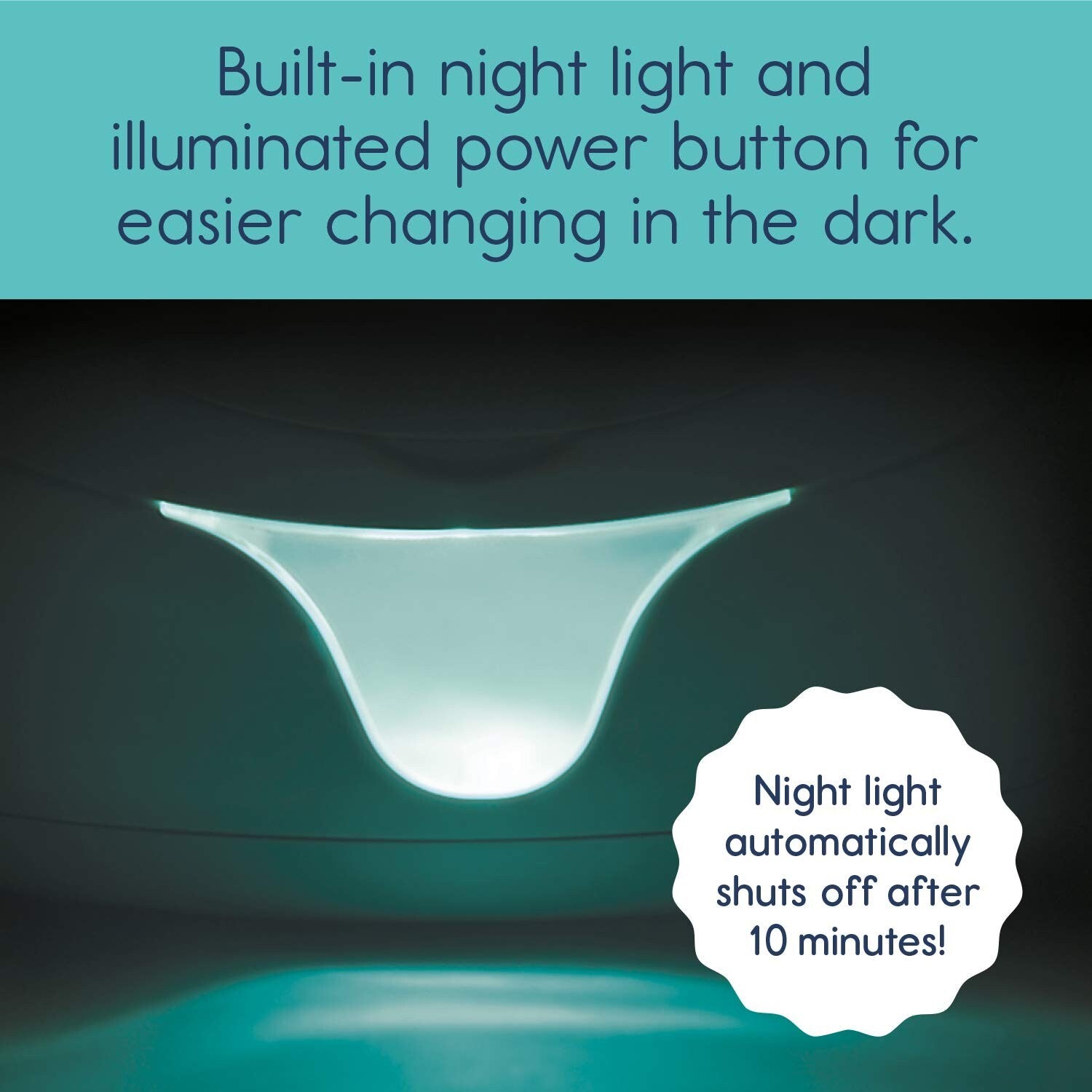 Elegant Baby Wipe Warmer with Silicone Seal & Gentle Changing Light - Gift Ready