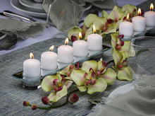 Load image into Gallery viewer, Stylish 20 Count Unscented White Pillar Candle Set - Perfect for Every Season
