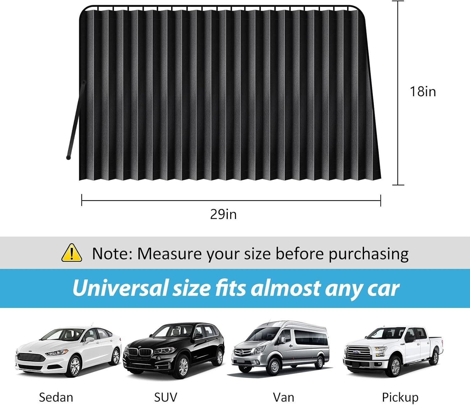Adjustable Magnetic Side Window Sun Shades - 99% UV Block for Cars & SUVs