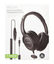 Load image into Gallery viewer, 16.4ft Long Coiled Cord Headphones Over-Ear with Volume Control &amp; Stereo Sound