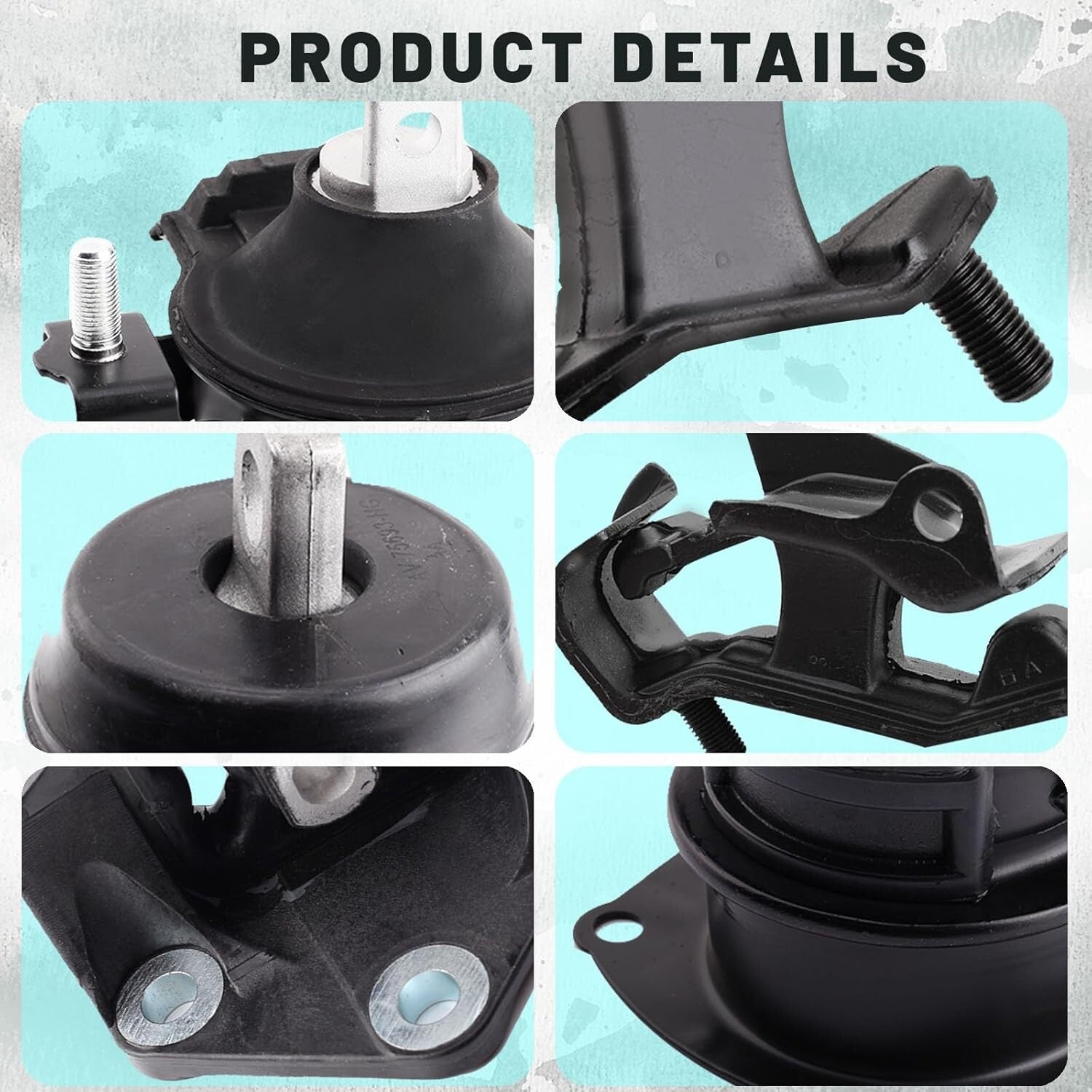 6-Piece Mounts Set - Reliable Replacement for 2003-2007 Honda Accord 3.0L V6