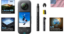 Load image into Gallery viewer, X3 Creator Kit: Dual 48MP Sensors and AI Editing - Ultimate 360 Capture