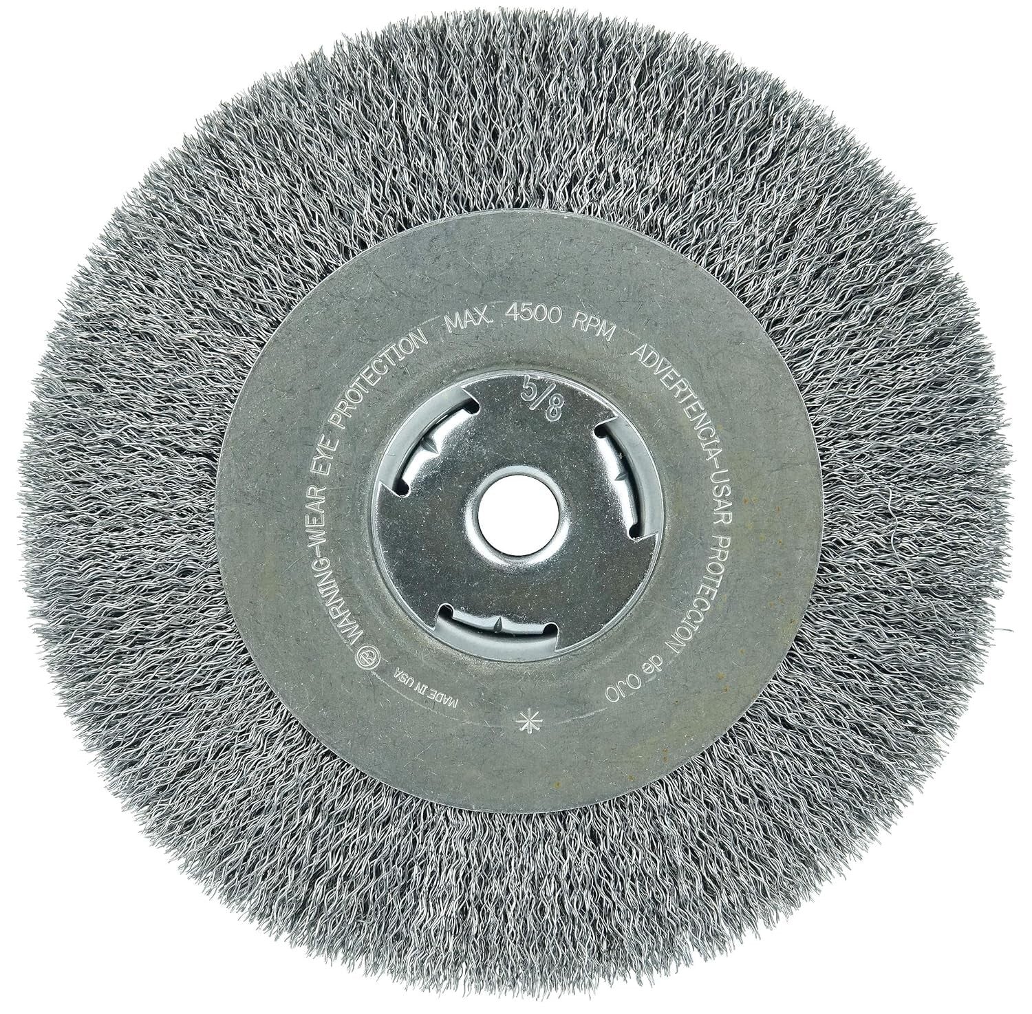 Efficient 8" Crimped Wire Wheel for Bench Grinders – Cost-Effective Performance