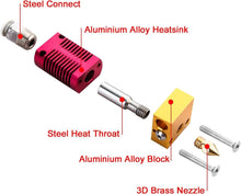 Load image into Gallery viewer, Compatible MK8 Hotend Kit for Creality Ender &amp; CR Printers - Easy Installation
