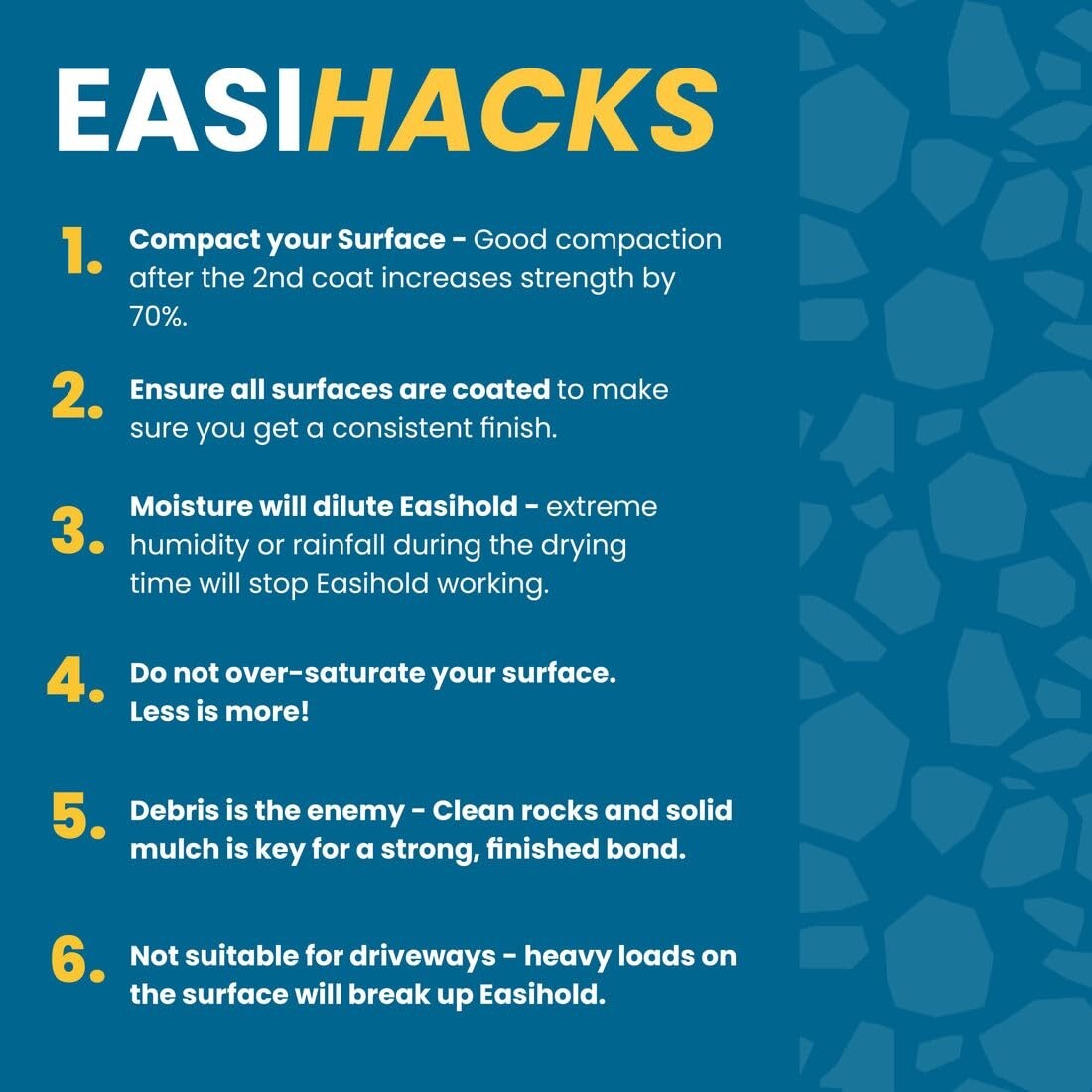 EASIHOLD 1.3 Gallon Mulch Glue - Non-Toxic, Fast-Drying Landscaping Solution