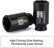 Load image into Gallery viewer, Durable 1/2-Inch Drive Deep Impact Socket Set - 8 Pieces with Storage Case