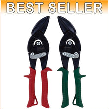 Load image into Gallery viewer, Made in USA: Blackout Series Offset Snips - Durable Left/Right Cutting Shears