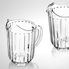 Load image into Gallery viewer, Large Capacity 60 oz Clear Plastic Pitchers for Restaurants - 12 Count
