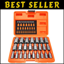 Load image into Gallery viewer, Professional 25-Piece Screw Extractor Set – Multi-Spline Design for All Sizes