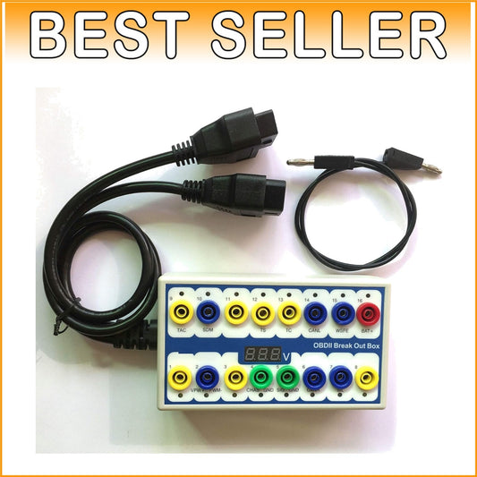 Advanced OBD Diagnostic Breakout Box for Efficient Voltage and Signal Monitoring