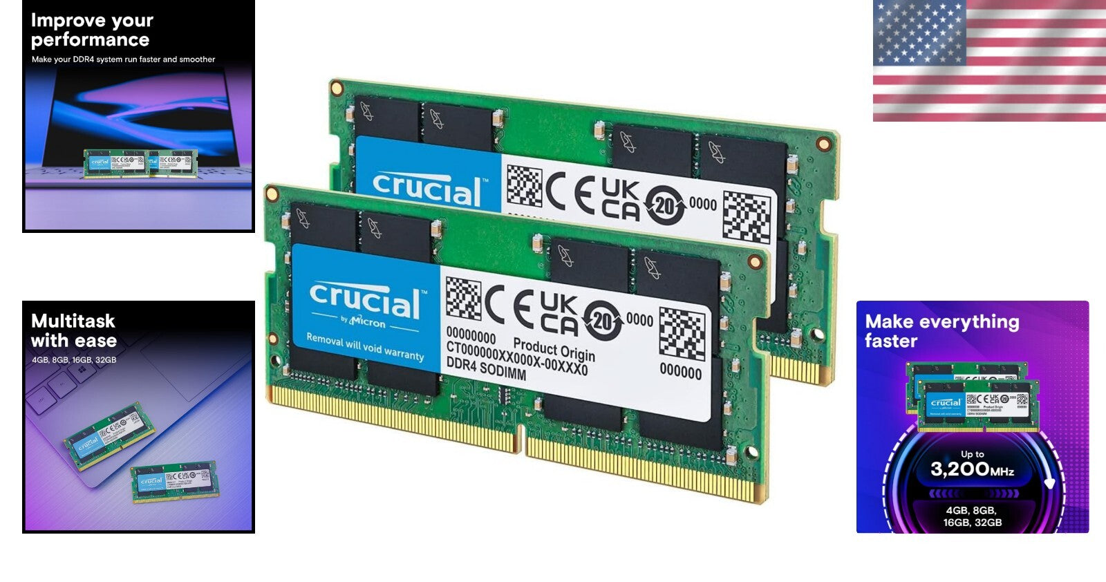 Upgrade Your Laptop: 64GB RAM Kit 3200MHz SODIMM for Seamless Multitasking