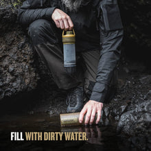 Load image into Gallery viewer, Effortless 16.9 oz Water Purifier Bottle - Clean Water for Outdoor Adventures