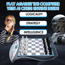 Load image into Gallery viewer, Talking Chess Master: AI Electronic Chess Set with Voice Tutor &amp; Magnetic Pieces