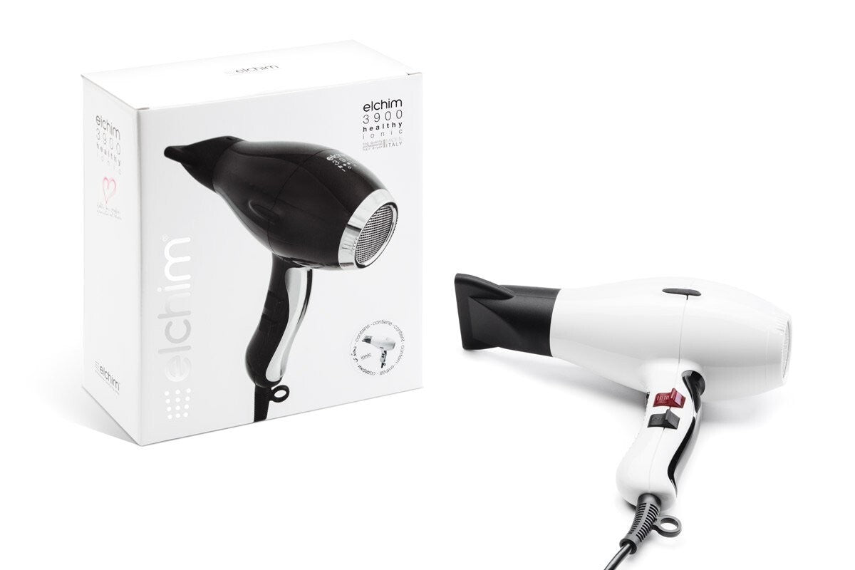 Ceramic Ionic Professional Hair Dryer - 2000 Watts, 2 Attachments, Compact Size