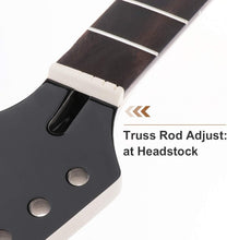 Load image into Gallery viewer, Ibanez-Style Replacement Guitar Neck - Maple/Rosewood, Easy Install, 24 Frets