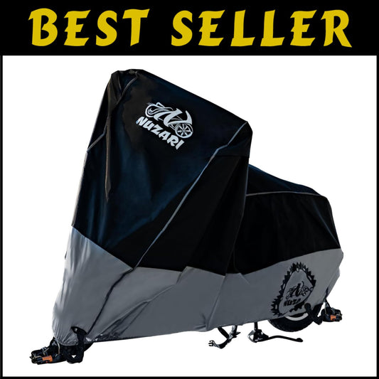 Premium Waterproof Motorcycle and Scooter Cover - Small Size for Outdoor Storage