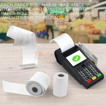 Load image into Gallery viewer, Bulk 100 Rolls Thermal POS Receipt Paper 2 1/4" x 50' for All Terminals