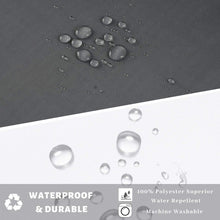 Load image into Gallery viewer, 71x74” Heavyweight Gradient Grey Shower Curtain with Liner - Machine Washable