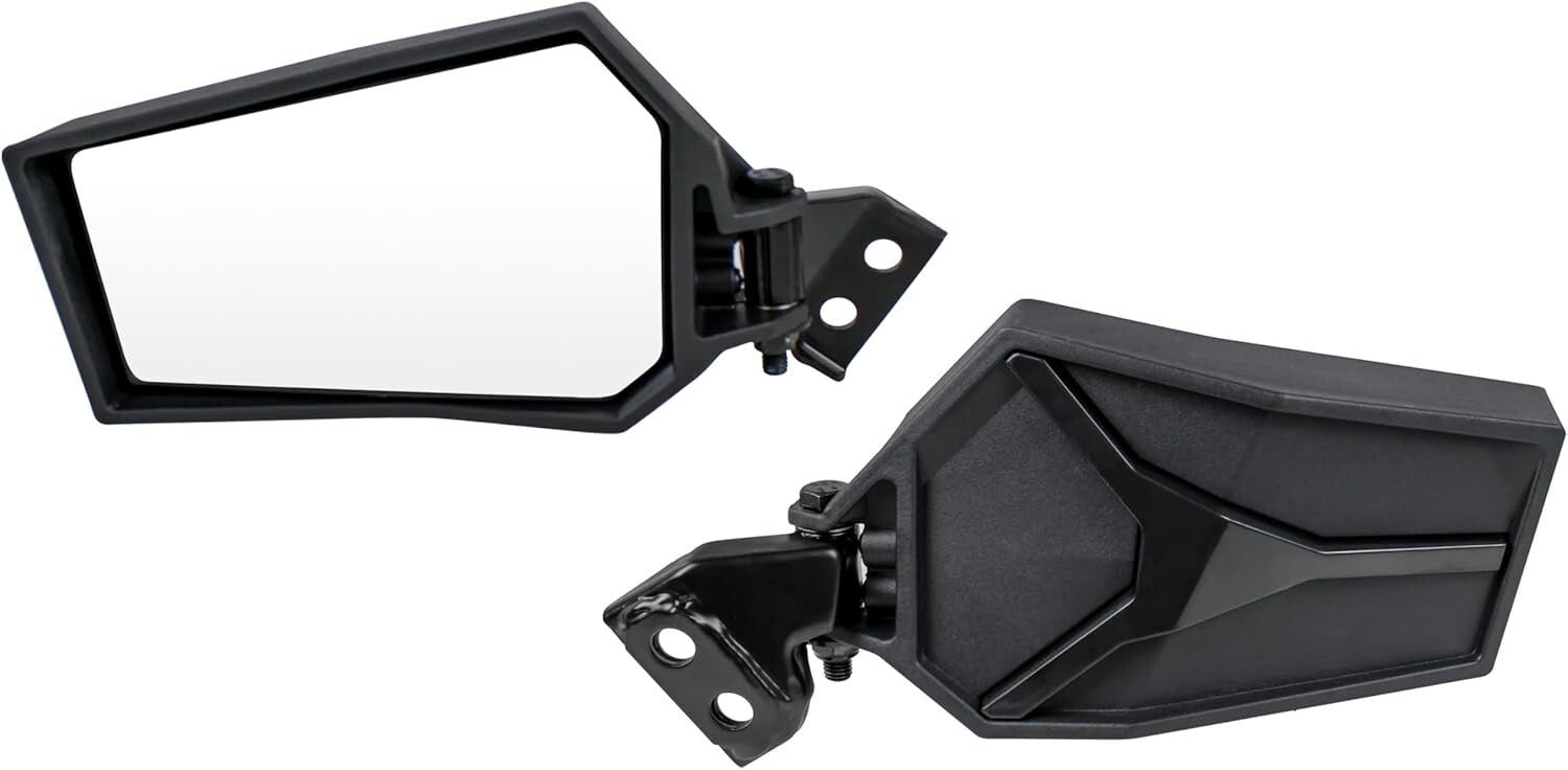 Folding Rearview Side Mirrors for Polaris RZR XP1000 & S1000, Lightweight Design