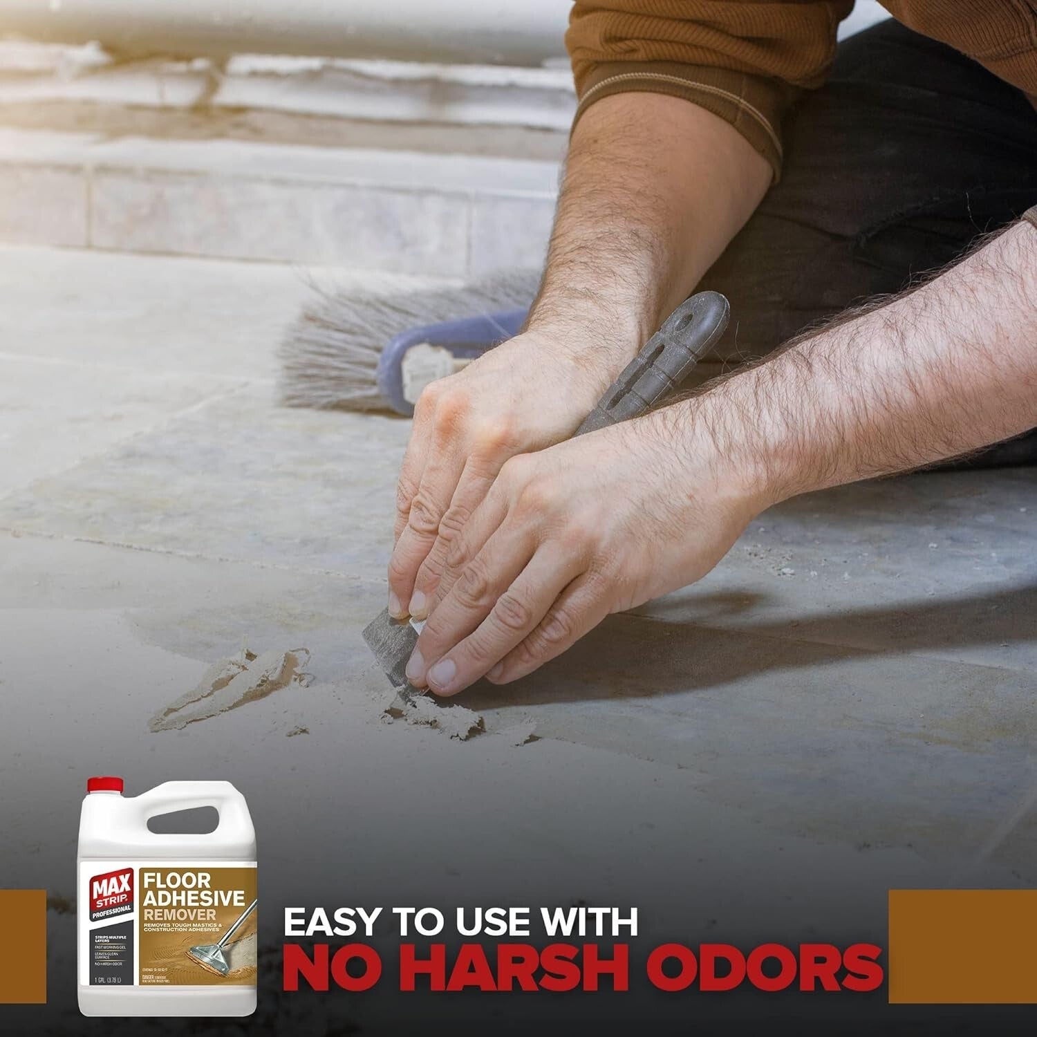 Fast Working 1 Gallon Floor Adhesive Remover Gel - Non-Toxic and Citrus Scented