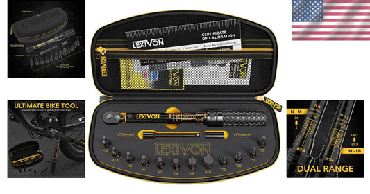 Dual-Direction Torque Wrench with Calibration - 2-26 Nm / 17.7-230.1 in-lb