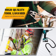 Load image into Gallery viewer, 24-Pc Adjustable Tool Lanyard Set with Aluminum Buckles for Safety &amp; Convenience