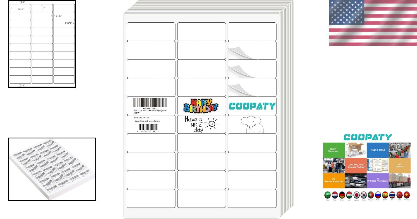 Bulk Matte Address Labels: 15000 Sheets for Efficient Labeling – Laser & Ink Jet