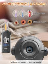 Load image into Gallery viewer, Portable Vertical Electric Pencil Sharpener for Large Pencils - Battery Operated