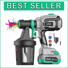 Load image into Gallery viewer, Versatile HVLP Paint Sprayer with 3 Spray Patterns &amp; 4 Nozzles for DIY Projects
