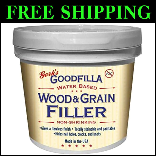 Water-Based Ebony Wood and Grain Filler - 1 Gallon, Perfect for Woodworking